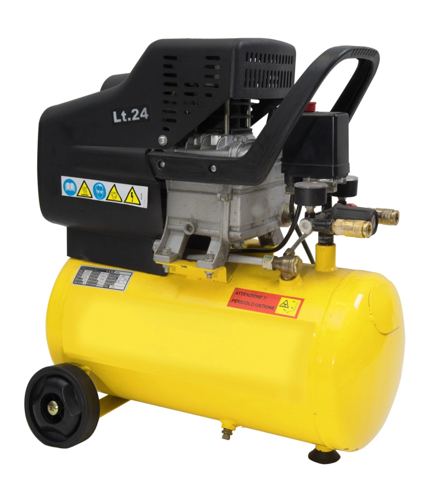 Compressore aria lubrificato 24l 2hp